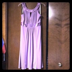 Bridesmaid short sleeves dress